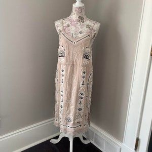 Anthropologie - Maeve Embroidered Summer Dress Size Medium
